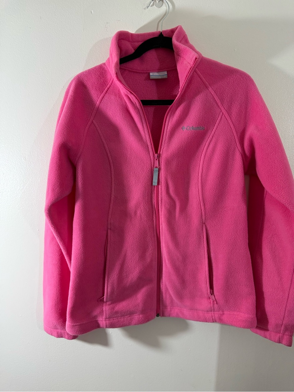 Columbia Hot Pink Full-Zip Fleece Jacket